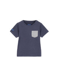 Myske Wool Kids Tee T-shirts Short-sleeved Sininen Bergans