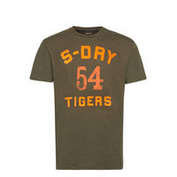 Military Box Fit Graphic Tee T-shirts Short-sleeved Ruskea Superdry