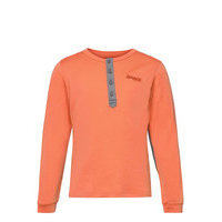 Myske Wool Youth Shirt T-shirts Long-sleeved T-shirts Oranssi Bergans