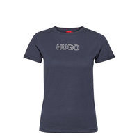 The Slim Tee 6 T-shirts & Tops Short-sleeved Sininen HUGO