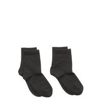 Anklesock Plain 2-Pack 2x77107 Socks & Tights Socks Musta Mp Denmark, mp Denmark