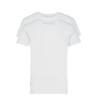 C-Neck T-Shirt 2-Pack T-shirts Short-sleeved Valkoinen GANT