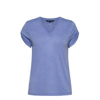 Tonie Jrsy V Neck Tshirt T-shirts & Tops Short-sleeved Sininen French Connection