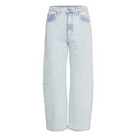 Comfy Straight Jeans Leveälahkeiset Farkut Sininen Gina Tricot