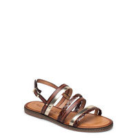 Woms Sandals Shoes Summer Shoes Flat Sandals Ruskea Tamaris