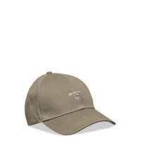 High Cotton Twill Cap Accessories Headwear Caps Harmaa GANT