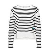 Womens Breton T-shirts & Tops Long-sleeved Monivärinen/Kuvioitu Self Cinema