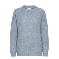 05 The Knit Pullover Neulepaita Sininen Denim Hunter