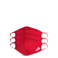 Face Covers 3-Pack M/L - Not For Medical Use Accessories Face Masks Punainen Adidas Performance, adidas Performance