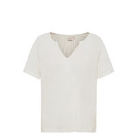 Crluna T-Shirt T-shirts & Tops Short-sleeved Valkoinen Cream