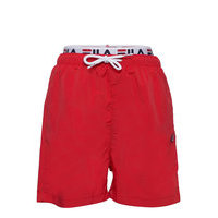 Teens Boys Rene Swim Shorts Uimashortsit Punainen FILA