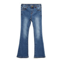 The New Flared Jeans, Blue Denim Noos Farkut Sininen The New