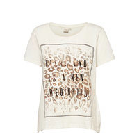 Cryarna Ss T-Shirt T-shirts & Tops Short-sleeved Valkoinen Cream