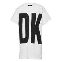 Sleeve Dress Mekko Valkoinen DKNY Kids, DKNY kids