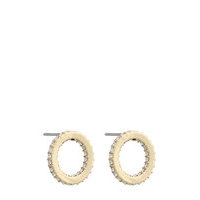 Mari Small Round Ear Accessories Jewellery Earrings Studs Kulta SNÖ Of Sweden, SNÖ of Sweden