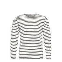 Breton Striped Shirt ''''Houat'''' T-shirts Long-sleeved Valkoinen Armor Lux