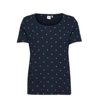 Ihlisa Ss4 T-shirts & Tops Short-sleeved Sininen ICHI