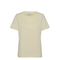 Spring Tee T-shirts & Tops Short-sleeved Keltainen Camilla Pihl