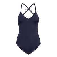 Puma Swim Women V-Neck Crossback Sw Uimapuku Uima-asut Sininen Puma Swim