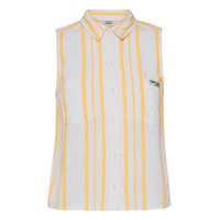 Sleeveless Shirt T-shirts & Tops Sleeveless Keltainen Superdry