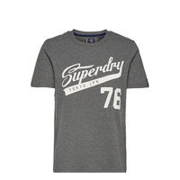 Collegiate Cali State Tee T-shirts & Tops Short-sleeved Harmaa Superdry