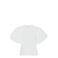 Objaliah S/S Top 114 T-shirts & Tops Short-sleeved Valkoinen Object