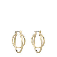 Alba Small Ring Ear Accessories Jewellery Earrings Hoops Kulta SNÖ Of Sweden, SNÖ of Sweden