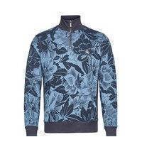 Floral Print Track Jacket Ohut Takki Sininen Original Penguin