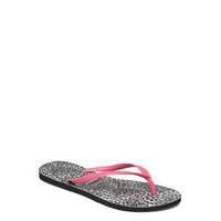 Slim Leopard Shoes Summer Shoes Flip Flops Vaaleanpunainen Havaianas