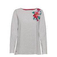 Harbour Print T-shirts & Tops Long-sleeved Harmaa Joules