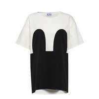 Mickey Loose Tee T-shirts & Tops Short-sleeved Valkoinen R/H Studio