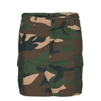 Straight Cargo Skirt Lyhyt Hame Vihreä Superdry