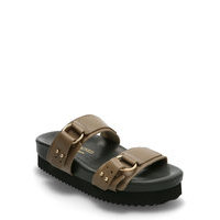 Calinas Shoes Summer Shoes Flat Sandals Ruskea RE:DESIGNED EST 2003