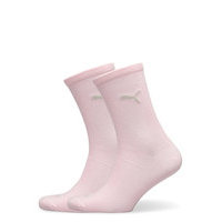 Puma Women Sock 2p Lingerie Socks Regular Socks Vaaleanpunainen PUMA