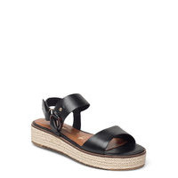 Woms Sandals Matalat Sandaalit Espadrillot Musta Tamaris