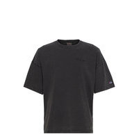Crewneck T-Shirt T-shirts Short-sleeved Harmaa Champion Reverse Weave