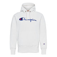 Hooded Sweatshirt Huppari Valkoinen Champion Reverse Weave