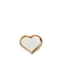 Enamel Heart Charm, Gold Kaulakoru Riipukset Kulta Design Letters