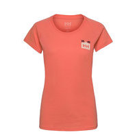 W Nord Graphic Drop T-Shirt T-shirts & Tops Short-sleeved Punainen Helly Hansen