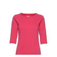Dandilon W Tee T-shirts & Tops Long-sleeved Vaaleanpunainen 8848 Altitude