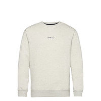 Slhhank Crew Neck Sweat W Ex Svetari Collegepaita Beige Selected Homme