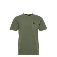 Workwear Pocket Tee T-shirts Short-sleeved Vihreä Superdry