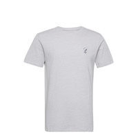 T-Shirt Stockholm Snoopy Grey Melange T-shirts Short-sleeved Harmaa DEDICATED