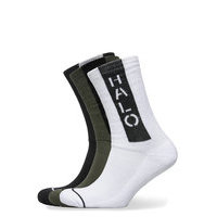 Halo Logo Socks 3-Pack Underwear Socks Regular Socks Monivärinen/Kuvioitu HALO