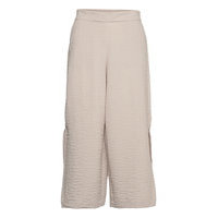 Vilinea Rw 7/8 Pants/2 Leveälahkeiset Housut Beige Vila