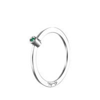 Micro Blink Ring - Green Emerald Sormus Korut Hopea Efva Attling
