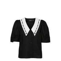 Slflor Shirt Lyhythihainen Paita Musta Soaked In Luxury, Soaked in Luxury