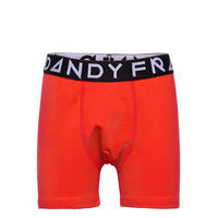 Boy'S Solid Boxer Alushousut Oranssi Frank Dandy