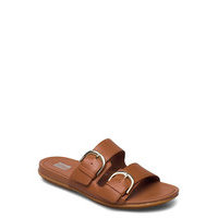 Graccie Slides Shoes Summer Shoes Flat Sandals Ruskea FitFlop