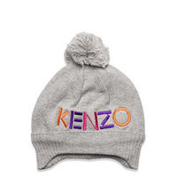 Pull On Hat Accessories Headwear Hats Beanie Harmaa Kenzo